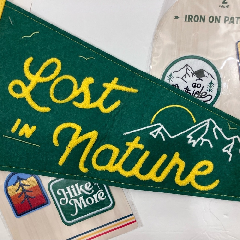'Lost in Nature' Pennant/Patches